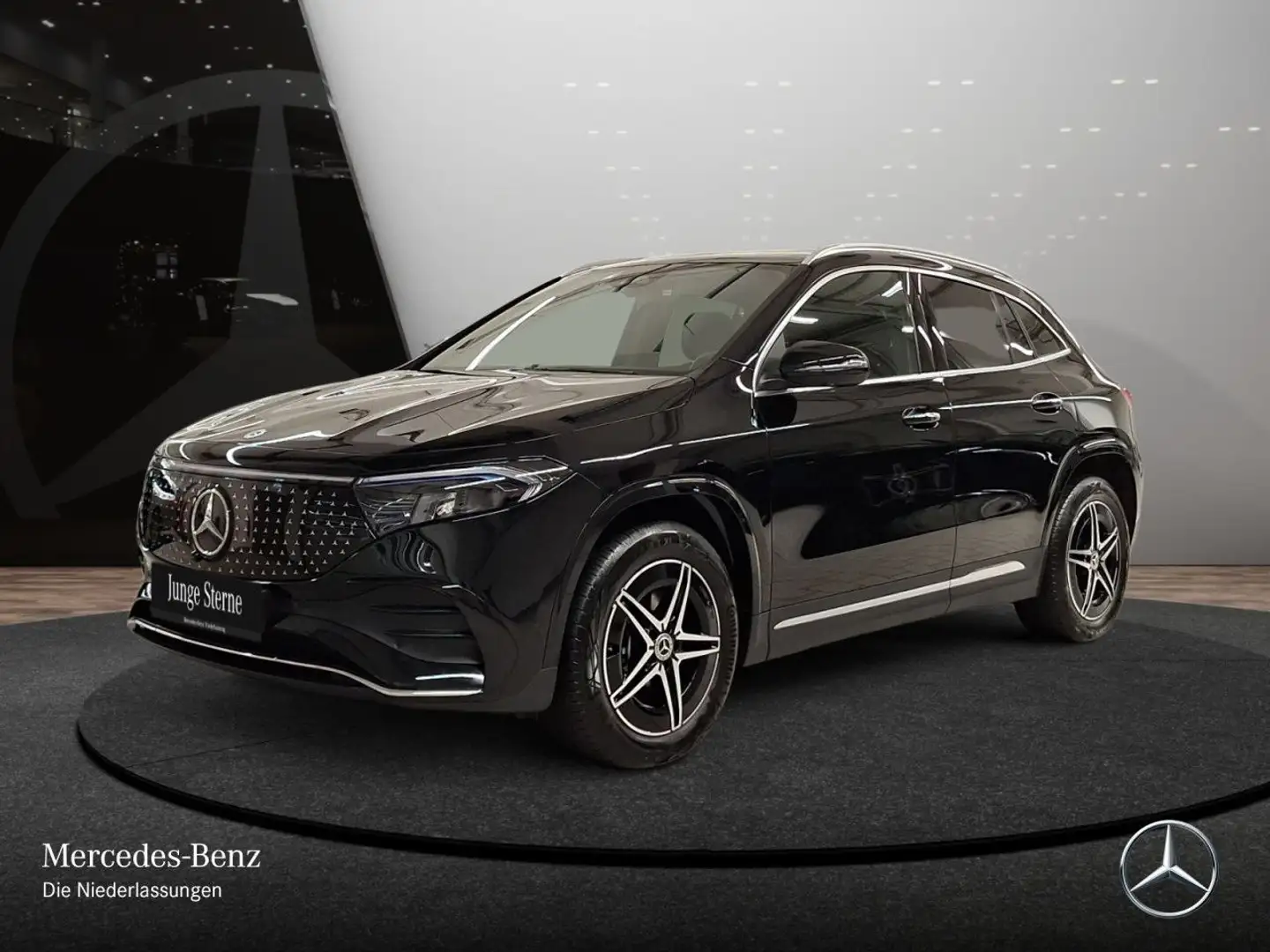 Mercedes-Benz EQA 350 4M AMG+PLUS-PAKET+AHK+360+KEYLESS+SPUR Noir - 2
