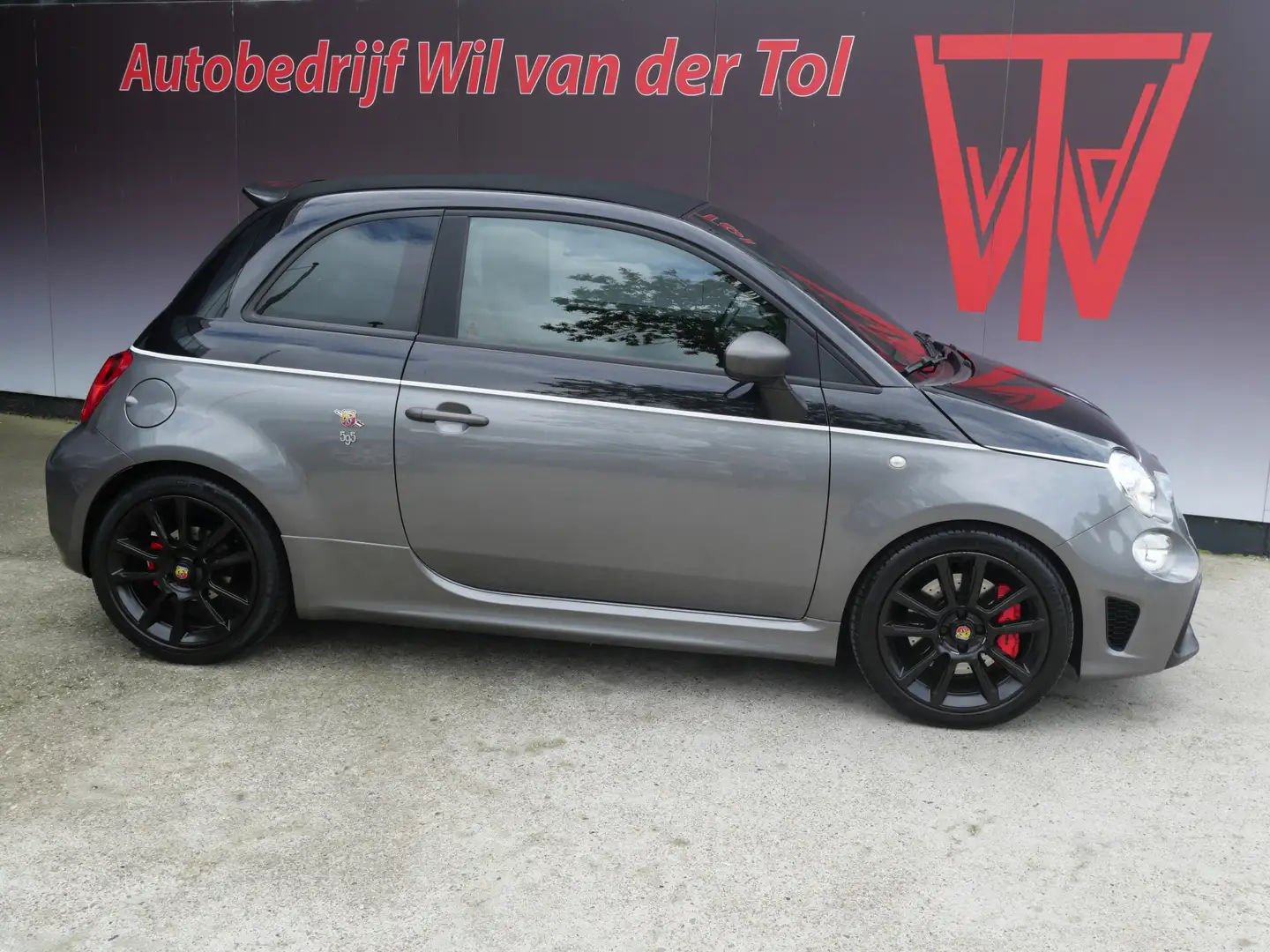Fiat 500C Abarth 1.4 T-Jet COMPETIZIONE 595 | NAVI | BEATS | SABELT Grijs - 1