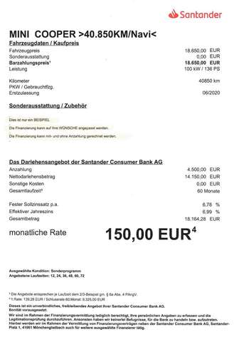 MINI Cooper 1,5 5-türig/NAV/PDC/40.850KM