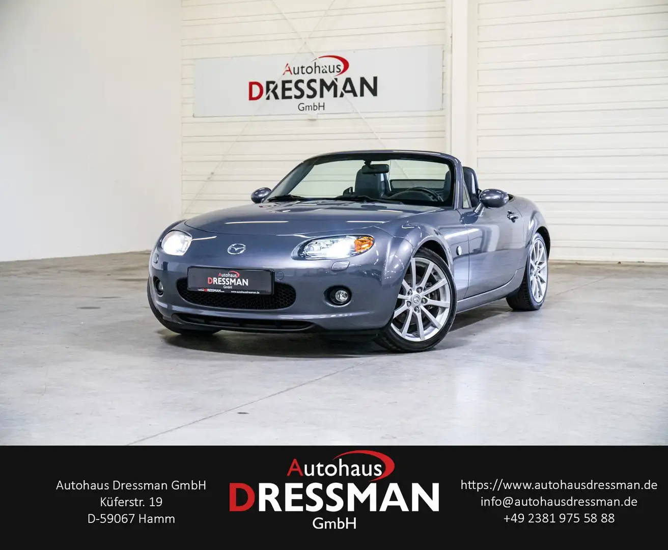 Mazda MX-5 2.0 Expression LEDER XENON BOSE KLIMAAUT. Gris - 1