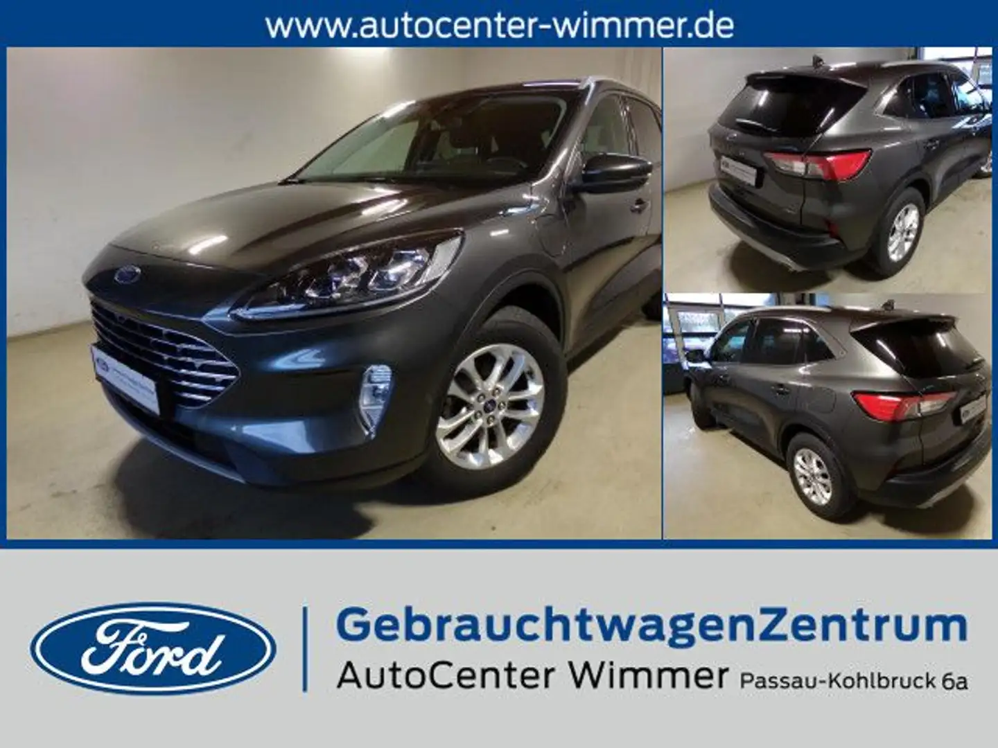 Ford Kuga 2.5 Duratec PHEV TITANIUM X AHK schwenkbar Grau - 1