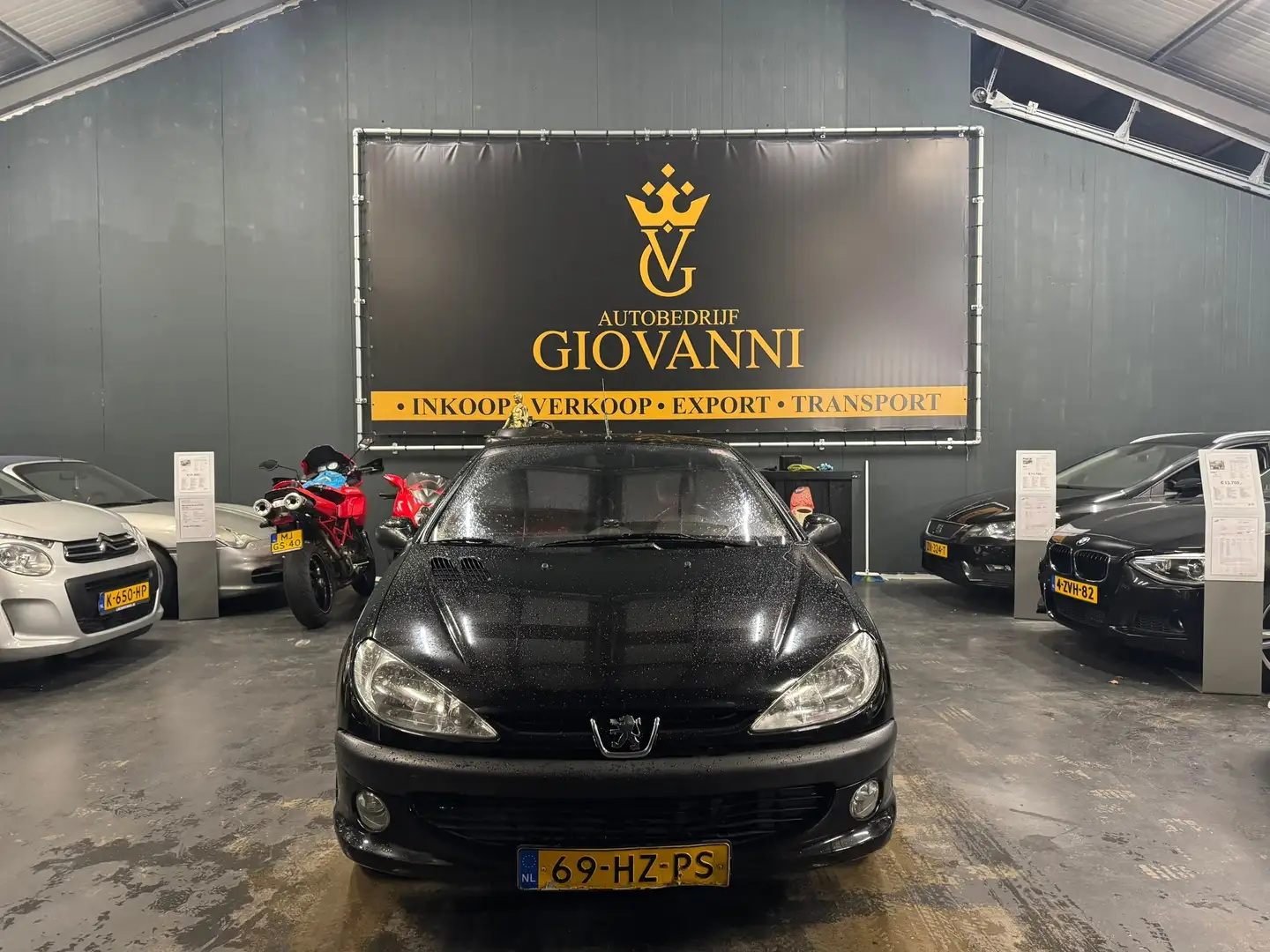 Peugeot 206 CC 2.0-16V inruilen is mogelijk Zwart - 2