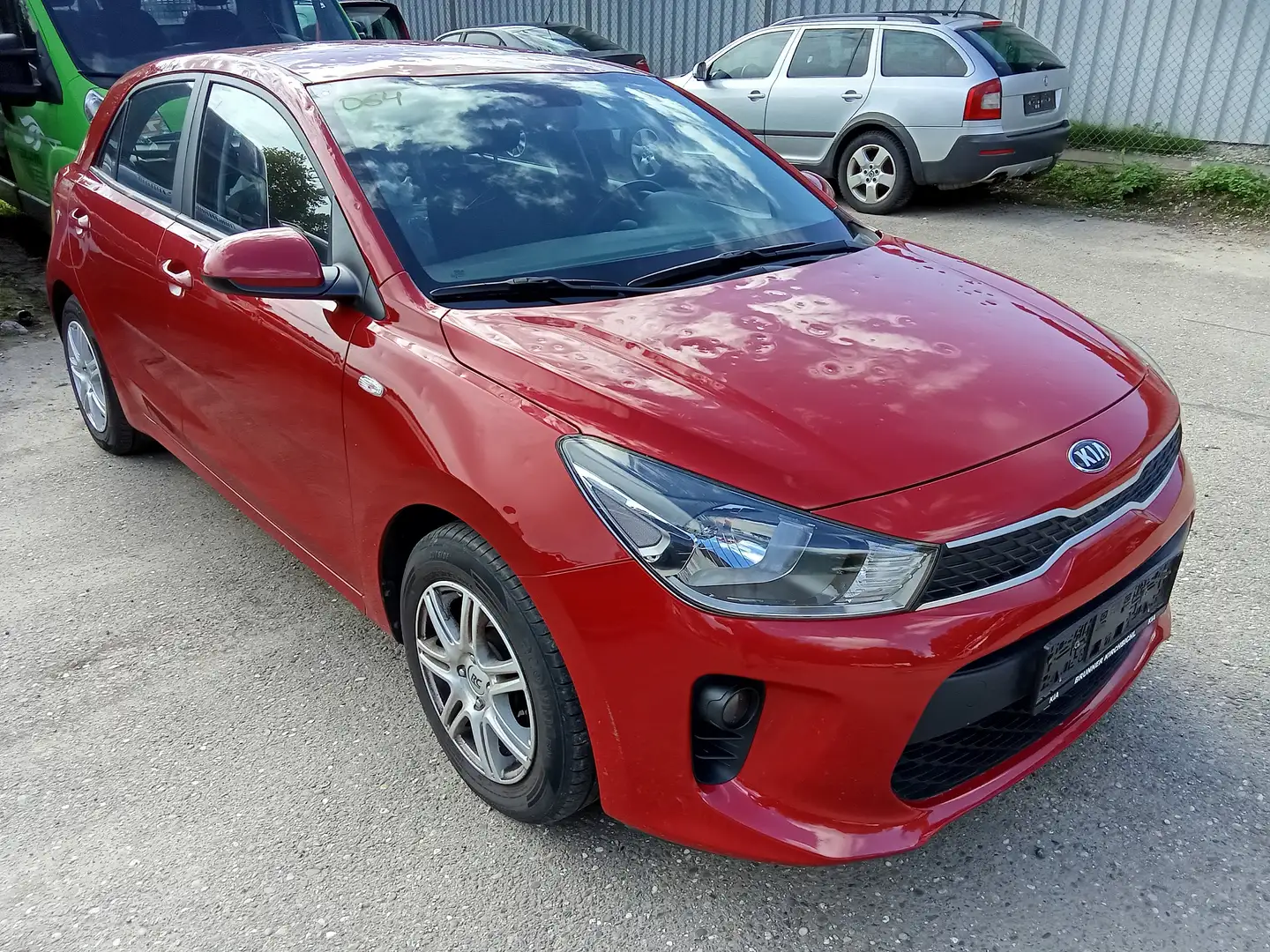 Kia Rio Attract Hagelschaden! Rouge - 2