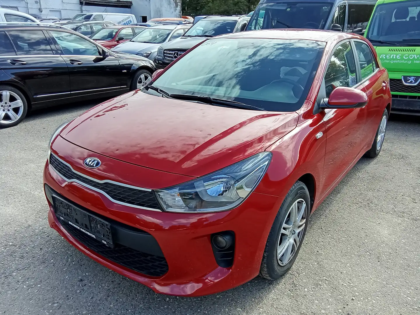 Kia Rio Attract Hagelschaden! Rouge - 1
