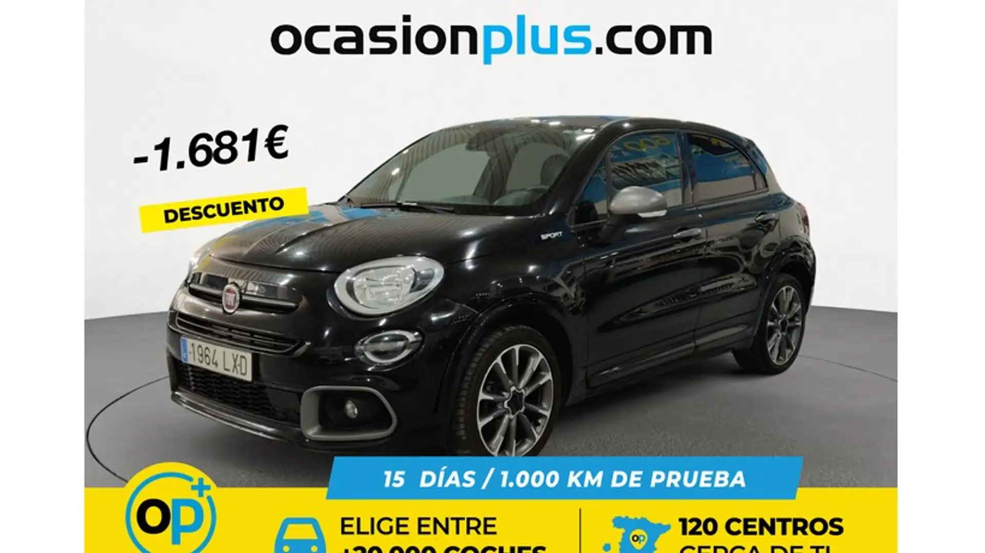 Fiat 500X 1.6Mjt S&S Sport 97kW Schwarz - 1
