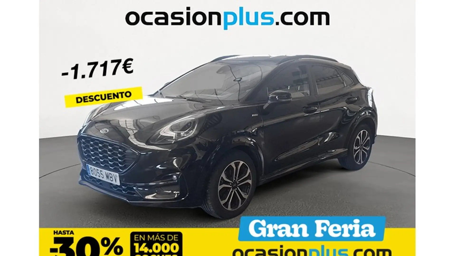 Ford Puma 1.0 EcoBoost MHEV ST-Line X Design Aut. 125 Schwarz - 1