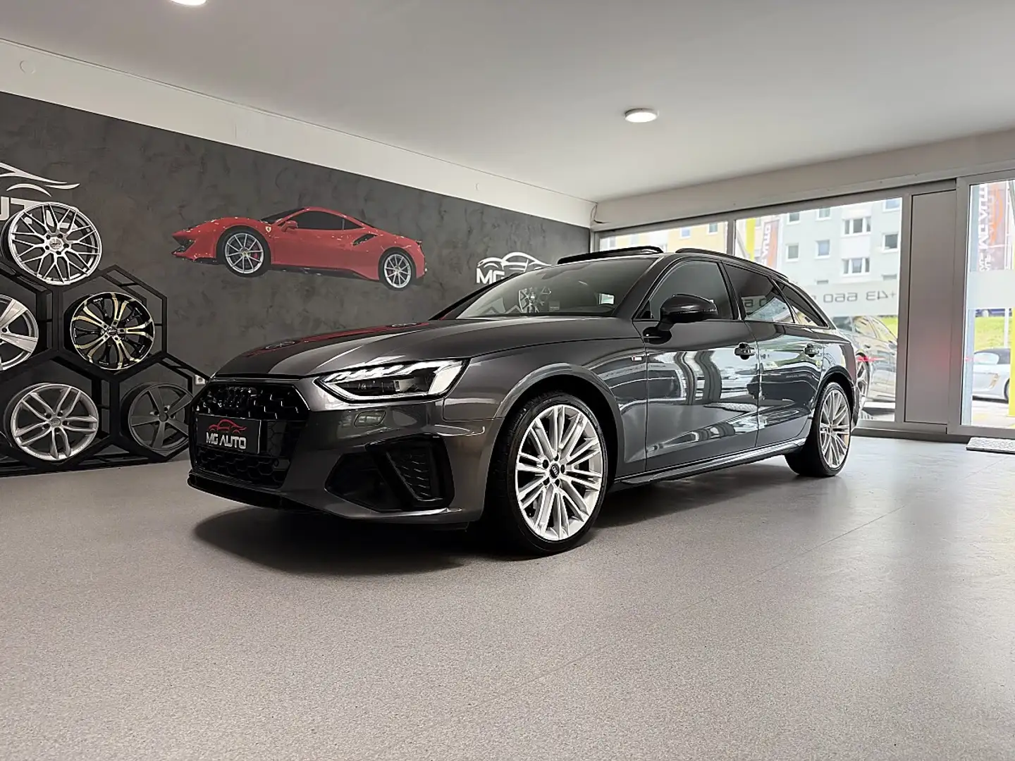 Audi A4 Kombi QUATTRO 3xS-LINE*HEAD-UP*PANO*ACC*BANG&OL... Grau - 1