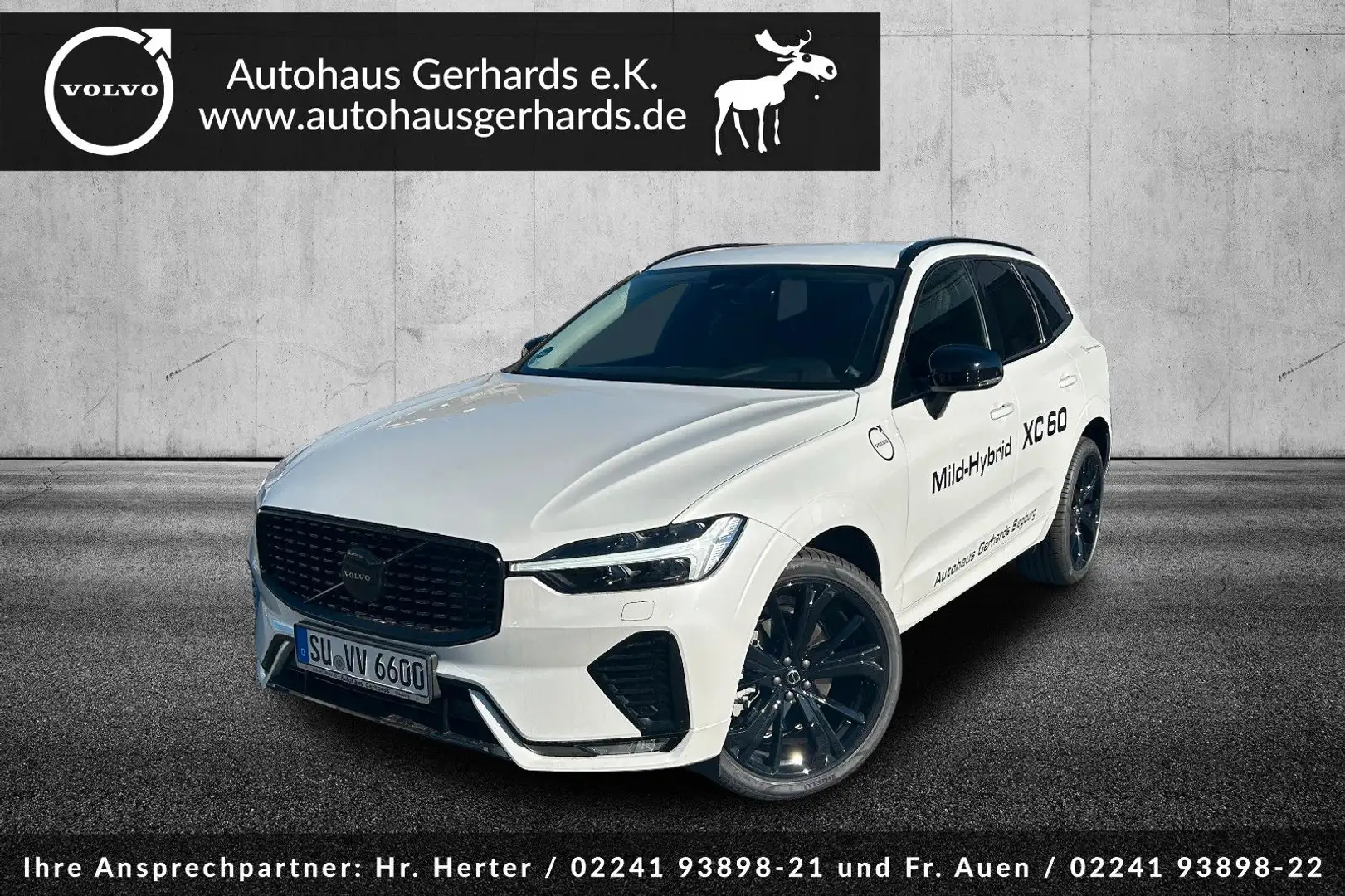 Volvo XC60 B4 AWD Diesel BlackEdition,21',STH;ACC,BLIS Bianco - 1