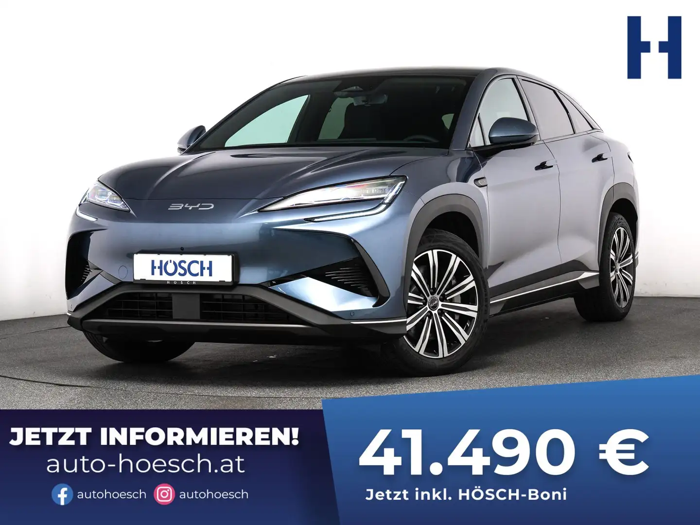 BYD Sealion 7 COMFORT 82,5 kWh PANO LEDER 360° ASSISTENZ+++ Blau - 1