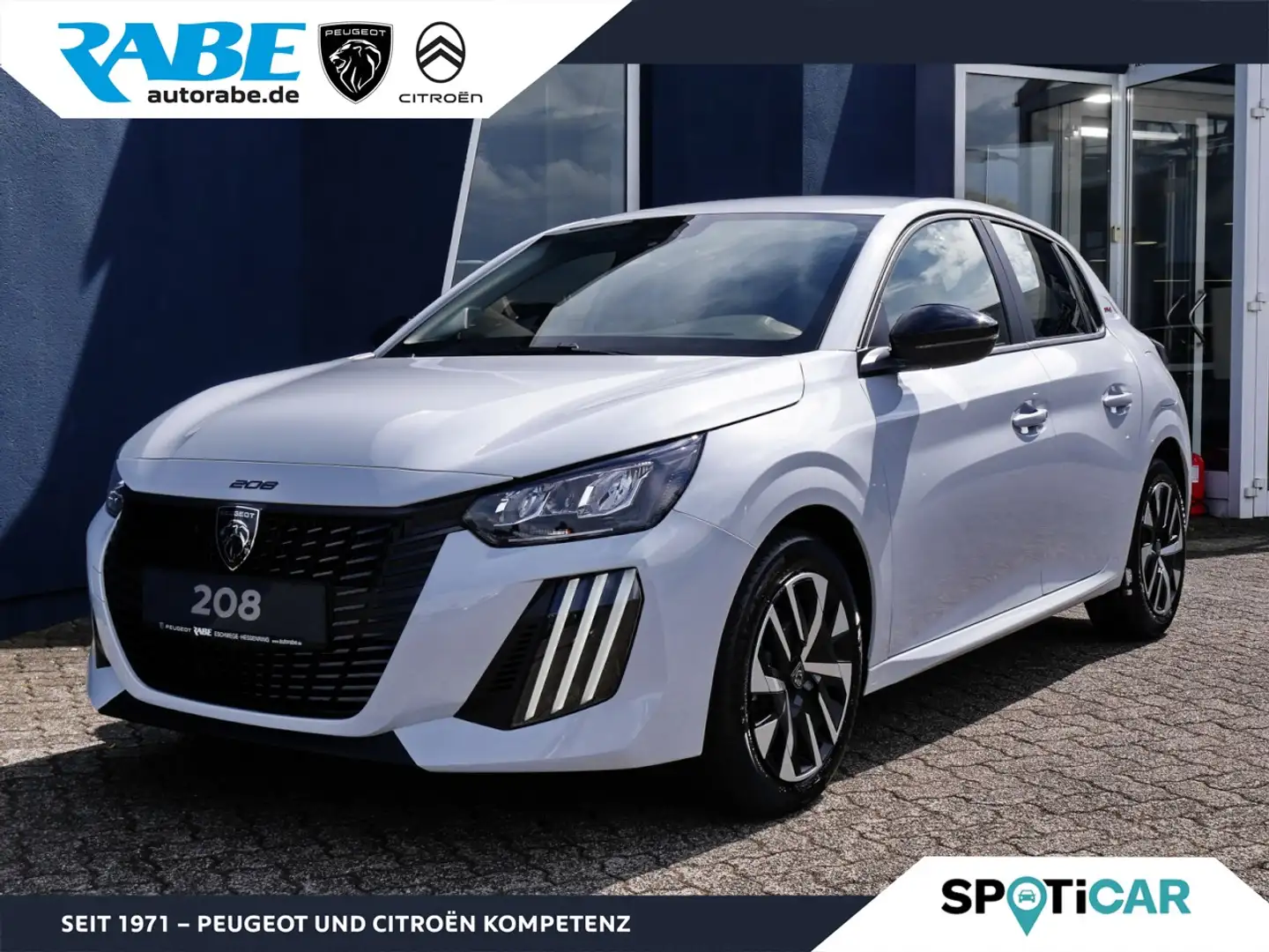 Peugeot 208 Style 100 PT ParkPilot+Sitzheizung+Klima+LED Weiß - 1