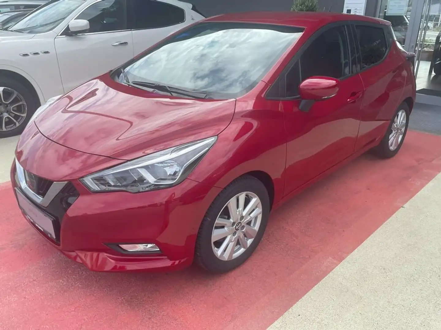 Nissan Micra N-WAY Rückfahrkamera! Sitzheizung! Rot - 1