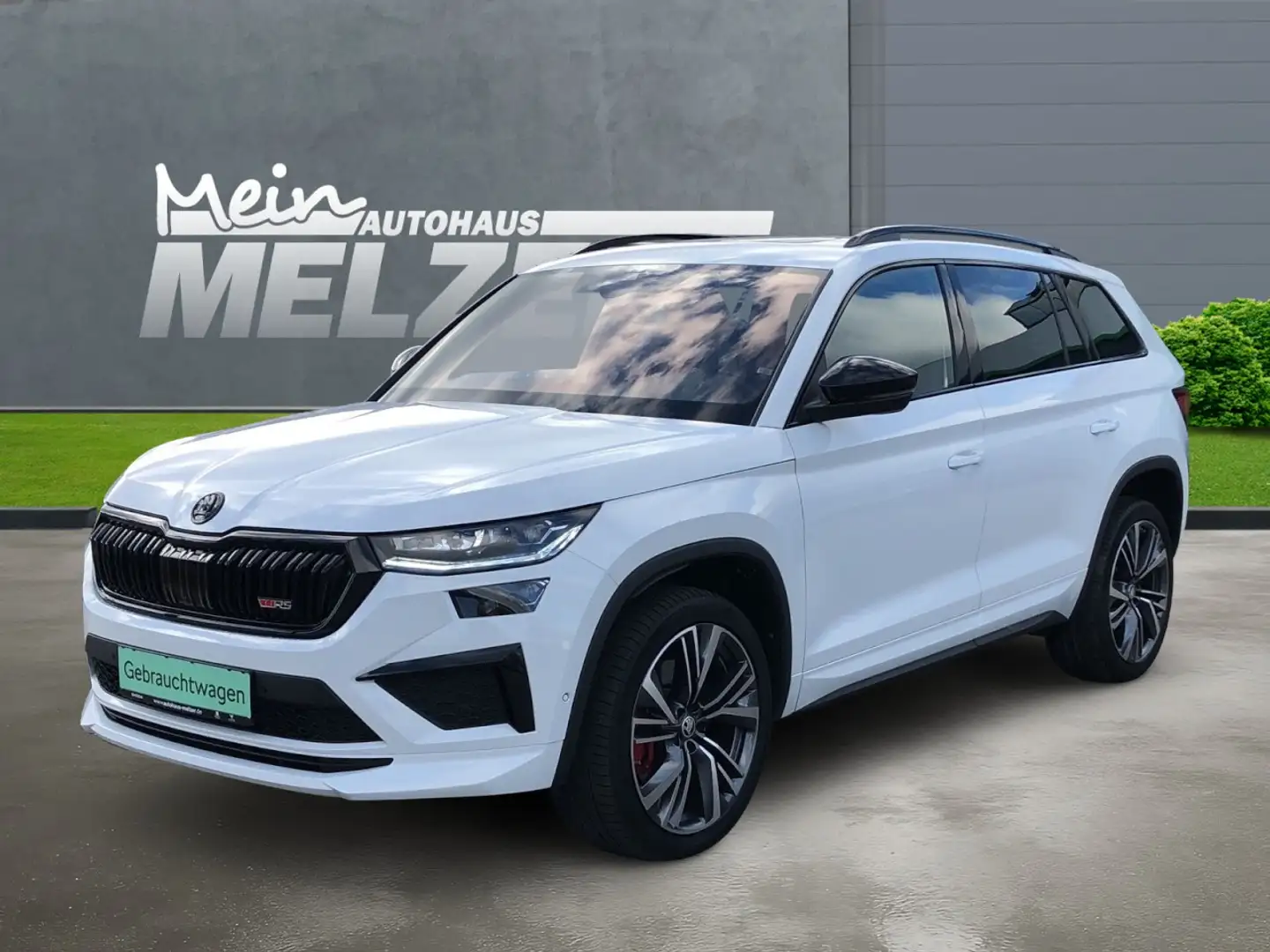 Skoda Kodiaq RS 2.0 TSI DSG 4x4 AHK+NAVI+PANO+STANDHZG Klima Weiß - 1