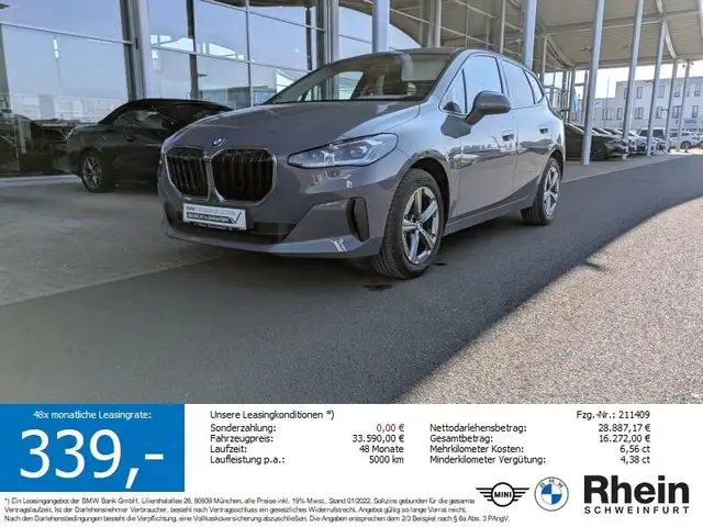 BMW 220 d Active Tourer LED. AHK. Navi. Park.Ass.