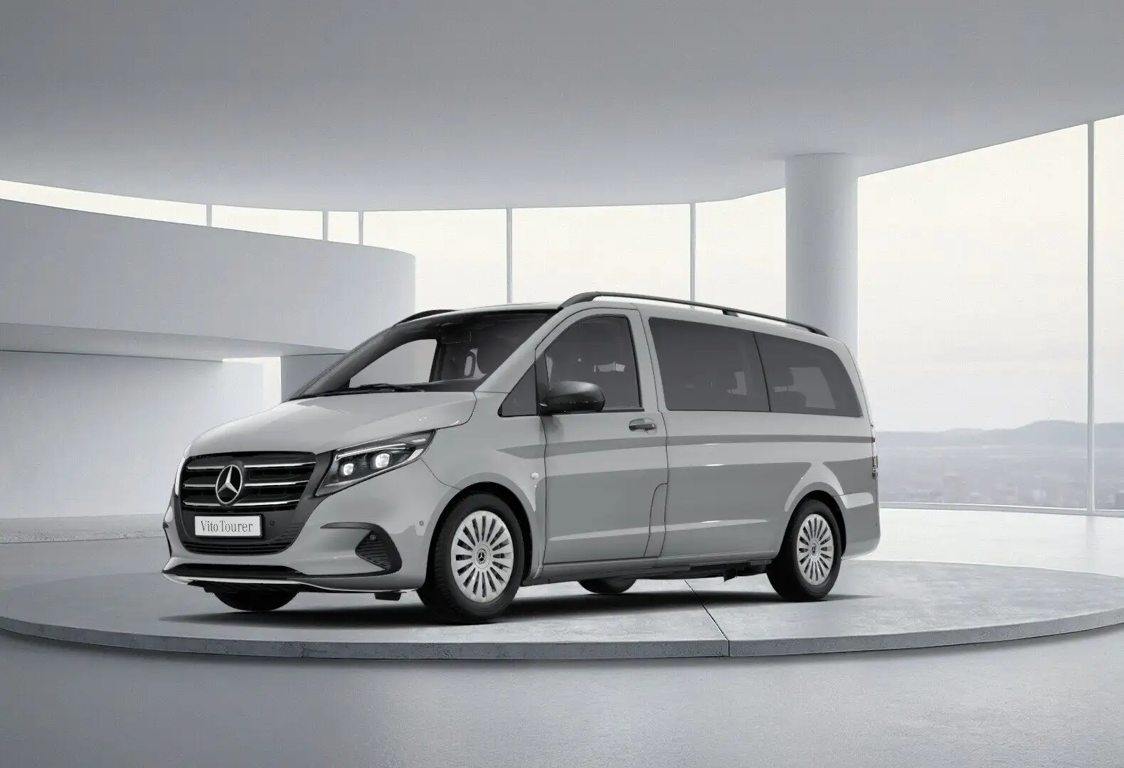Mercedes-Benz Vito 114 CDI Kombi 4x4 PRO Lang AHK 2,5t 8 Sitze Grau - 2