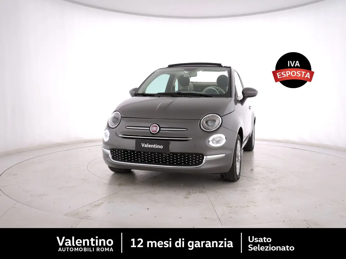 Fiat 500 C 1.0 Hybrid Dolcevita Gris - 1