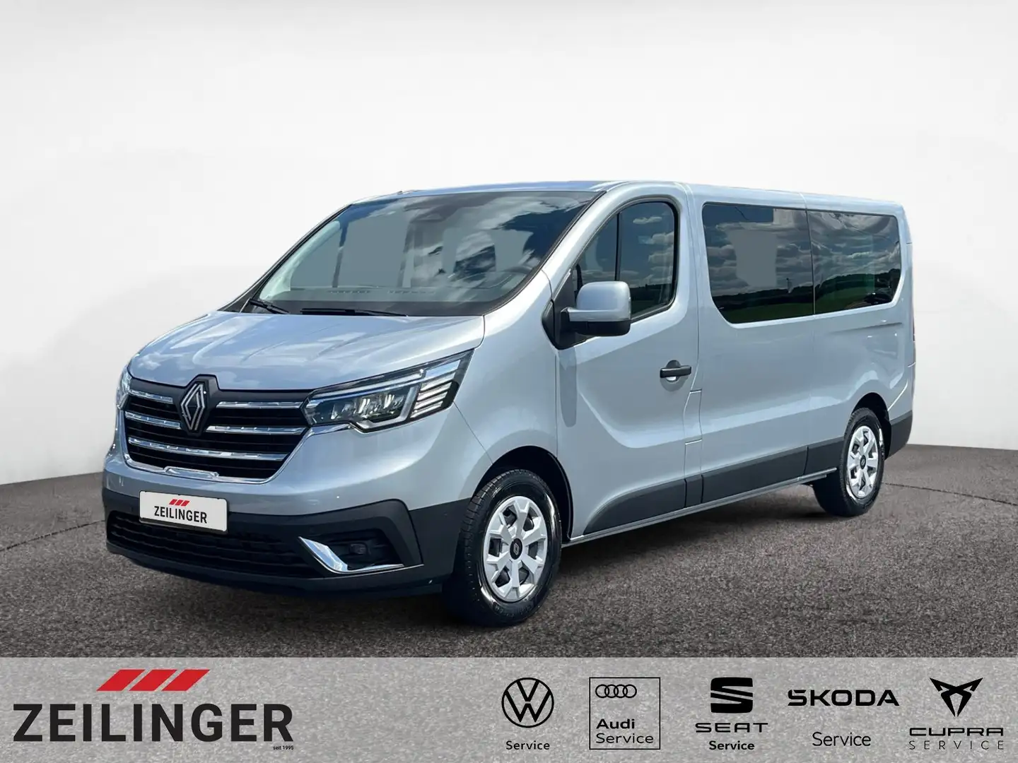 Renault Trafic Combi L2H1|9-SITZE|AHK|KLIMA|TEMPOMAT|CAM Silber - 1