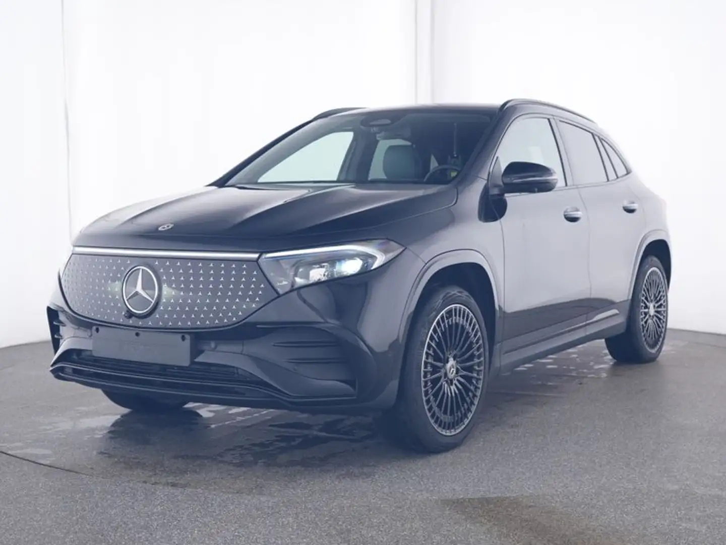 Mercedes-Benz EQA 300 4M AMG-Line Premium+Night+Pano+AHK+HUP Чёрный - 2