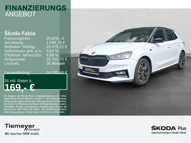 Skoda Fabia 1.5 TSI DSG MONTE CARLO LM16 SITZHZG KAMER