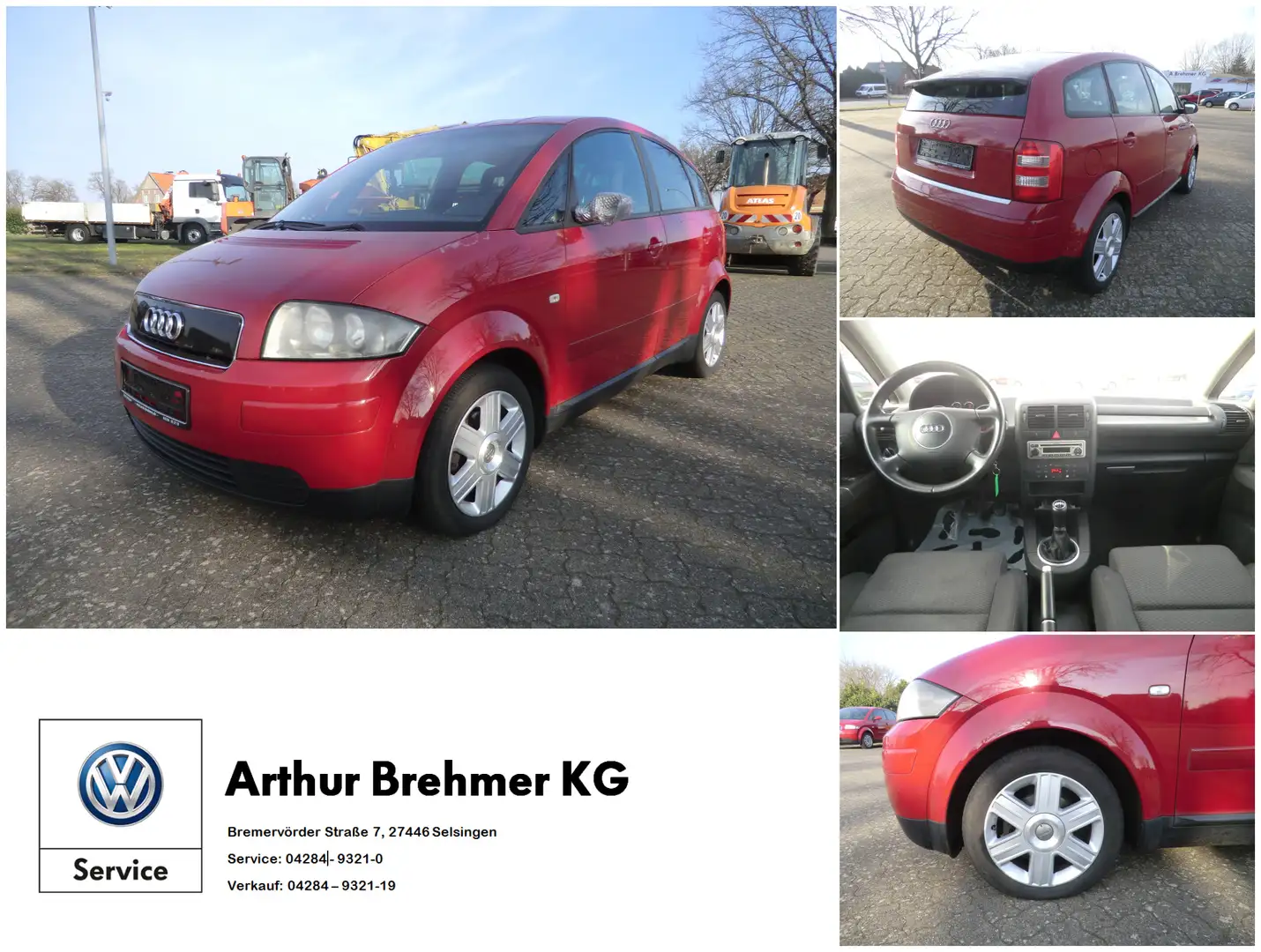 Audi A2 1.4 Advance Rot - 1