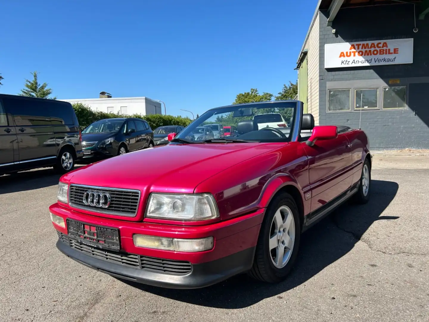 Audi 80 Cabrio Rouge - 1