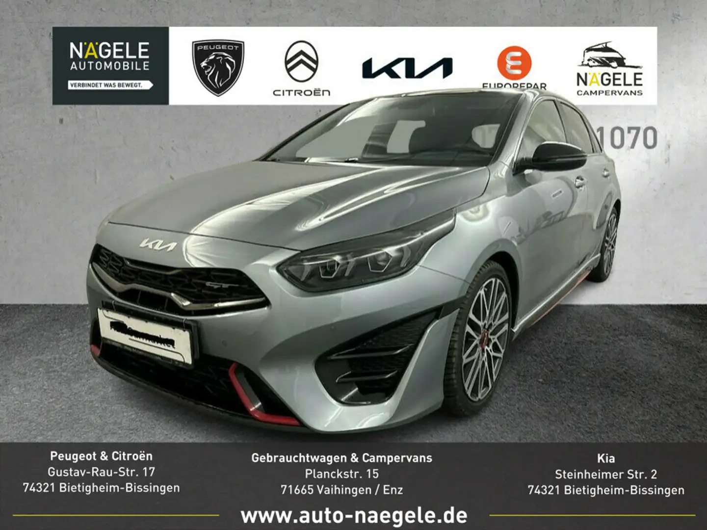 Kia Ceed / cee'd Ceed GT 1.6T-GDI DCT Facelift|Navi+LED+ACC+TOP Argent - 1