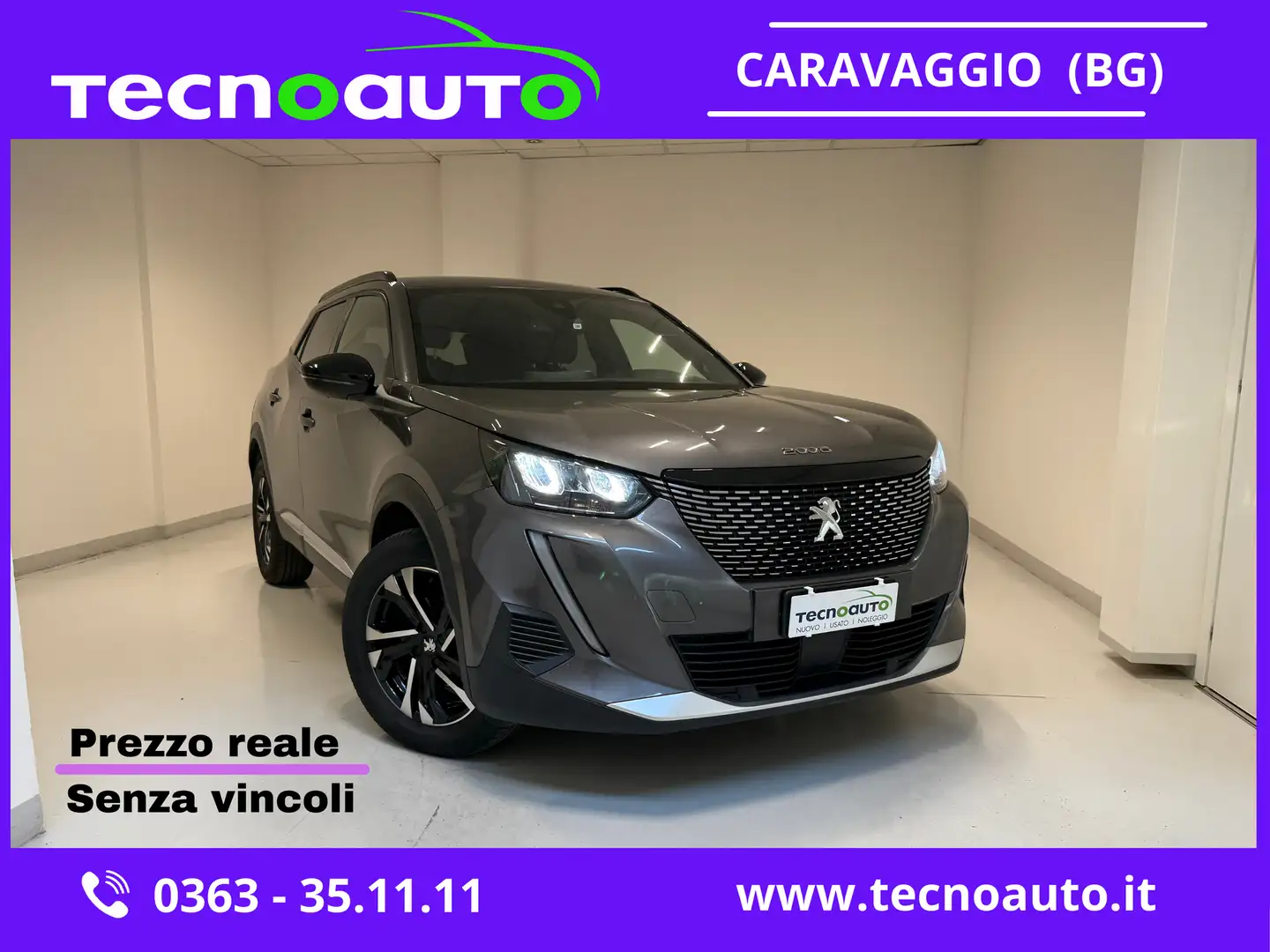 Peugeot 2008 PureTech 130 S&S EAT8 Allure Pack Grigio - 1