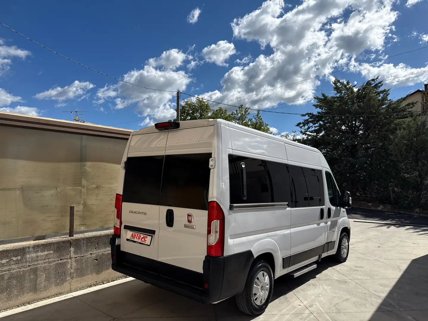 Fiat Ducato 2.3 MJT 140Cv 9 POSTI PANORAMA L2 H2 PULMINO Bianco - 2