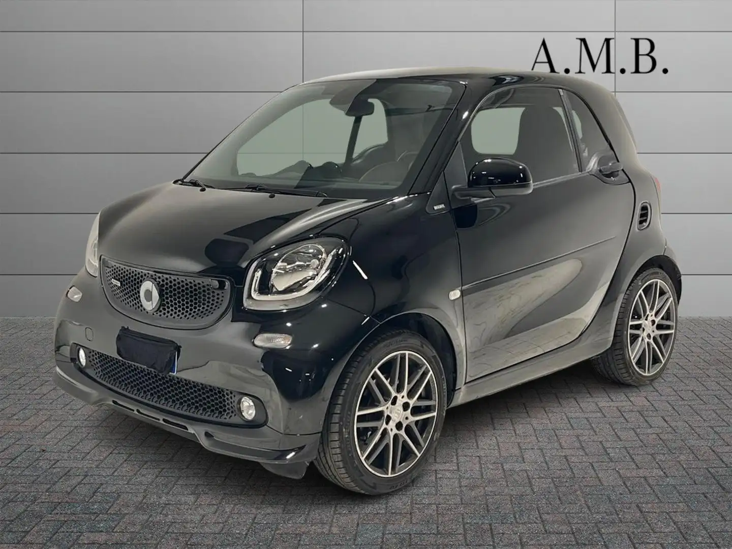 smart forTwo fortwo BRABUS 0.9 Turbo twinamic Noir - 1