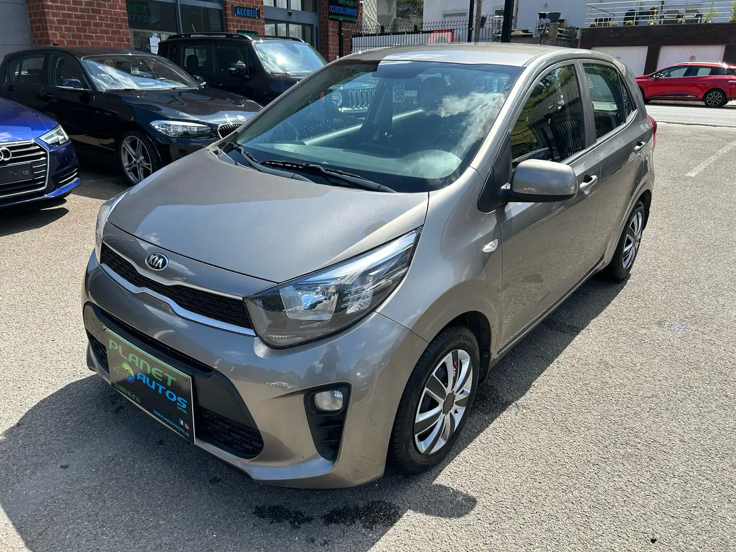 Kia Picanto 1.0i Easy ISG 5PORTES AIRCO GARANTIE 12 MOIS Gris - 1