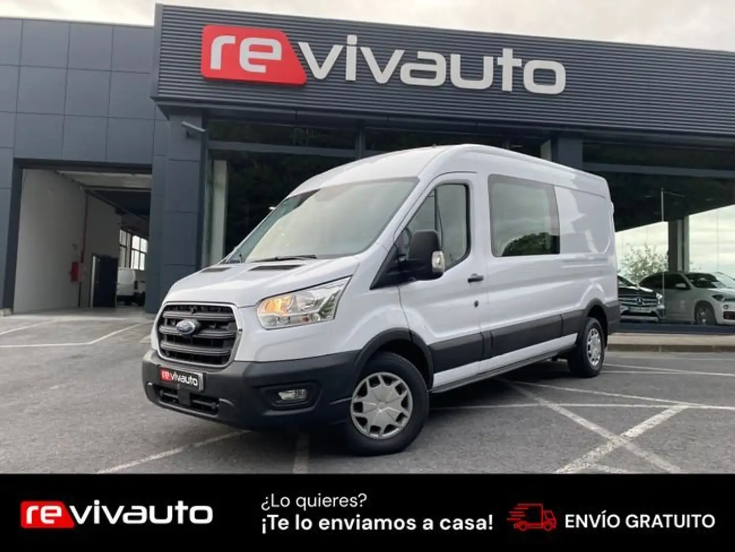 Ford Transit 350 L3 H2 Kombi trenes delantera Blanco - 2