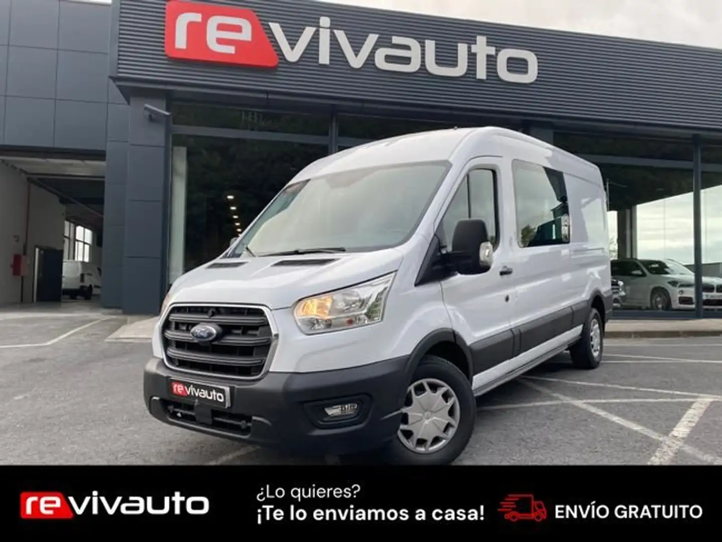 Ford Transit 350 L3 H2 Kombi trenes delantera Blanco - 1