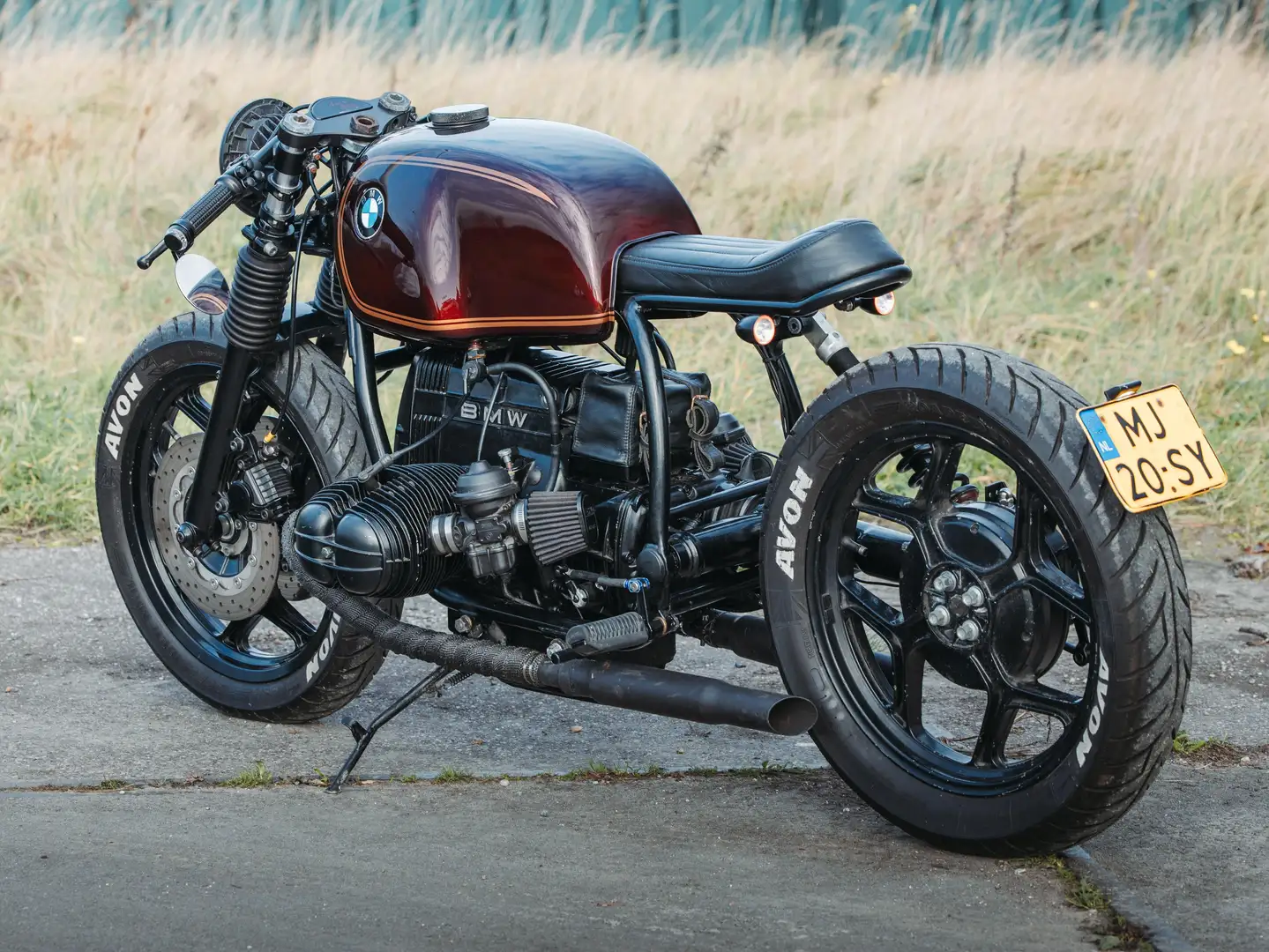 BMW R 100 RT Cafe racer Rouge - 2