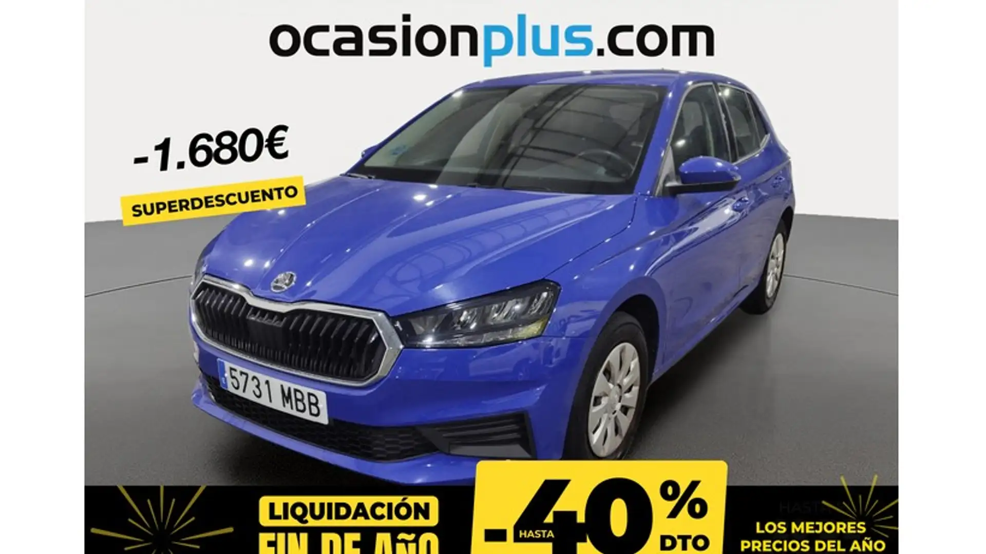 Skoda Fabia 1.0 MPI Active 59kW Azul - 1