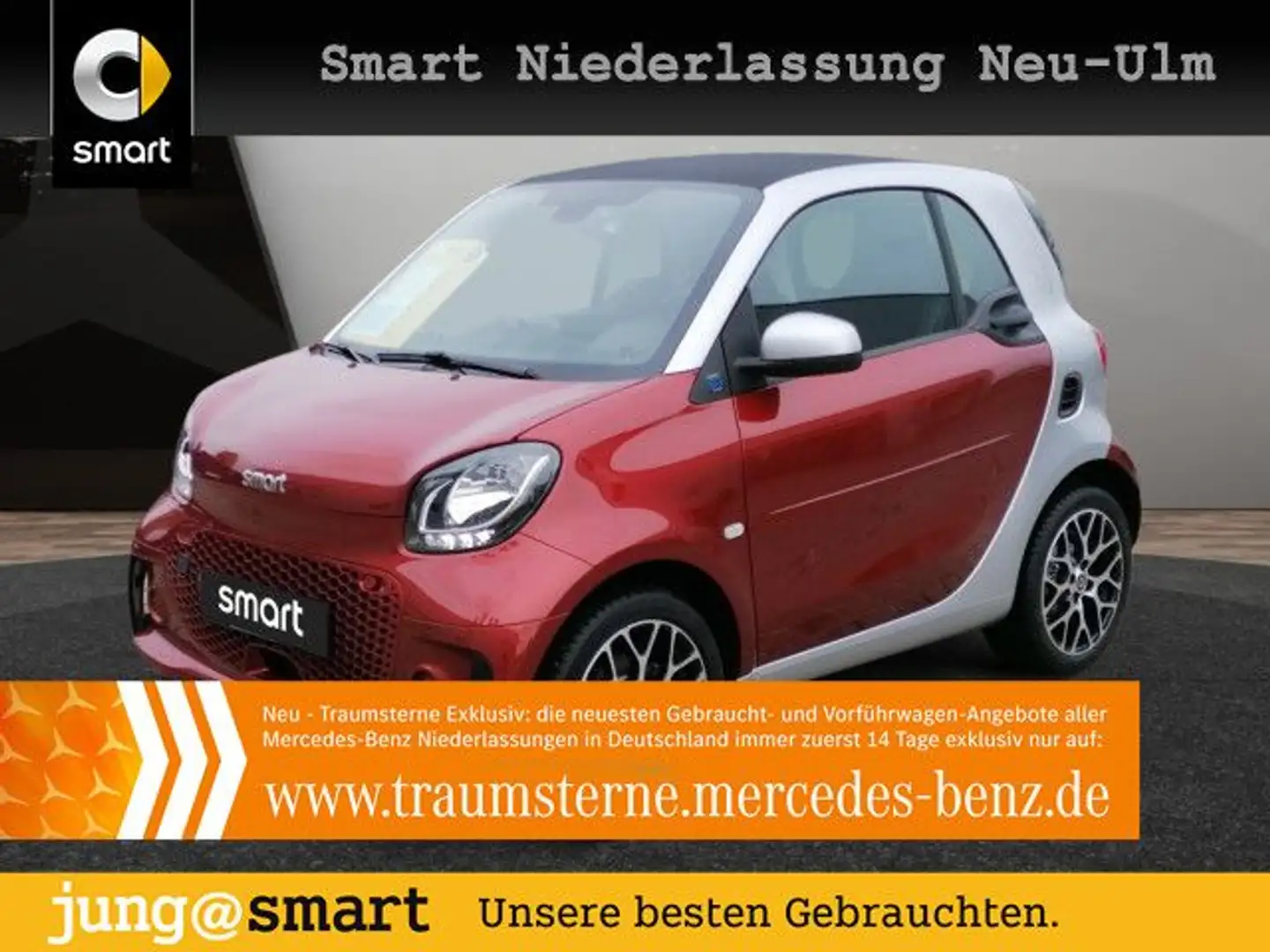 smart forTwo EQ 60kWed prime cool&Audio SHZ Dig Radio Rouge - 1