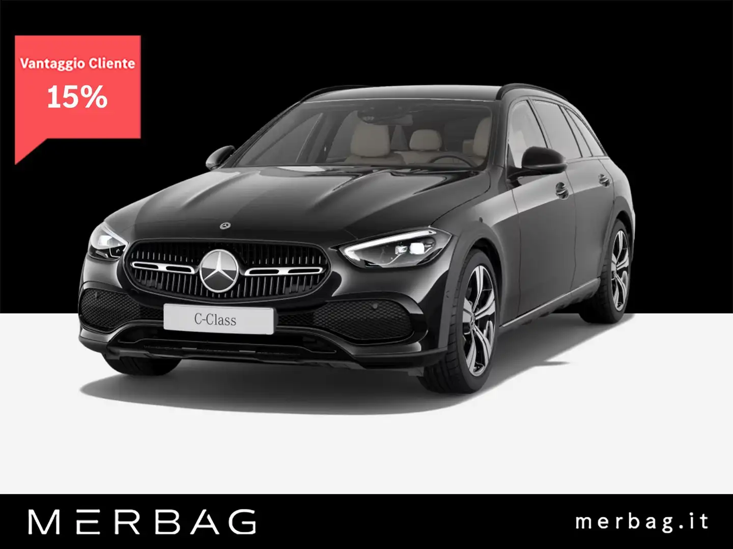 Mercedes-Benz C 220 d Mild hybrid 4Matic Advanced Plus All-Terrain Nero - 1