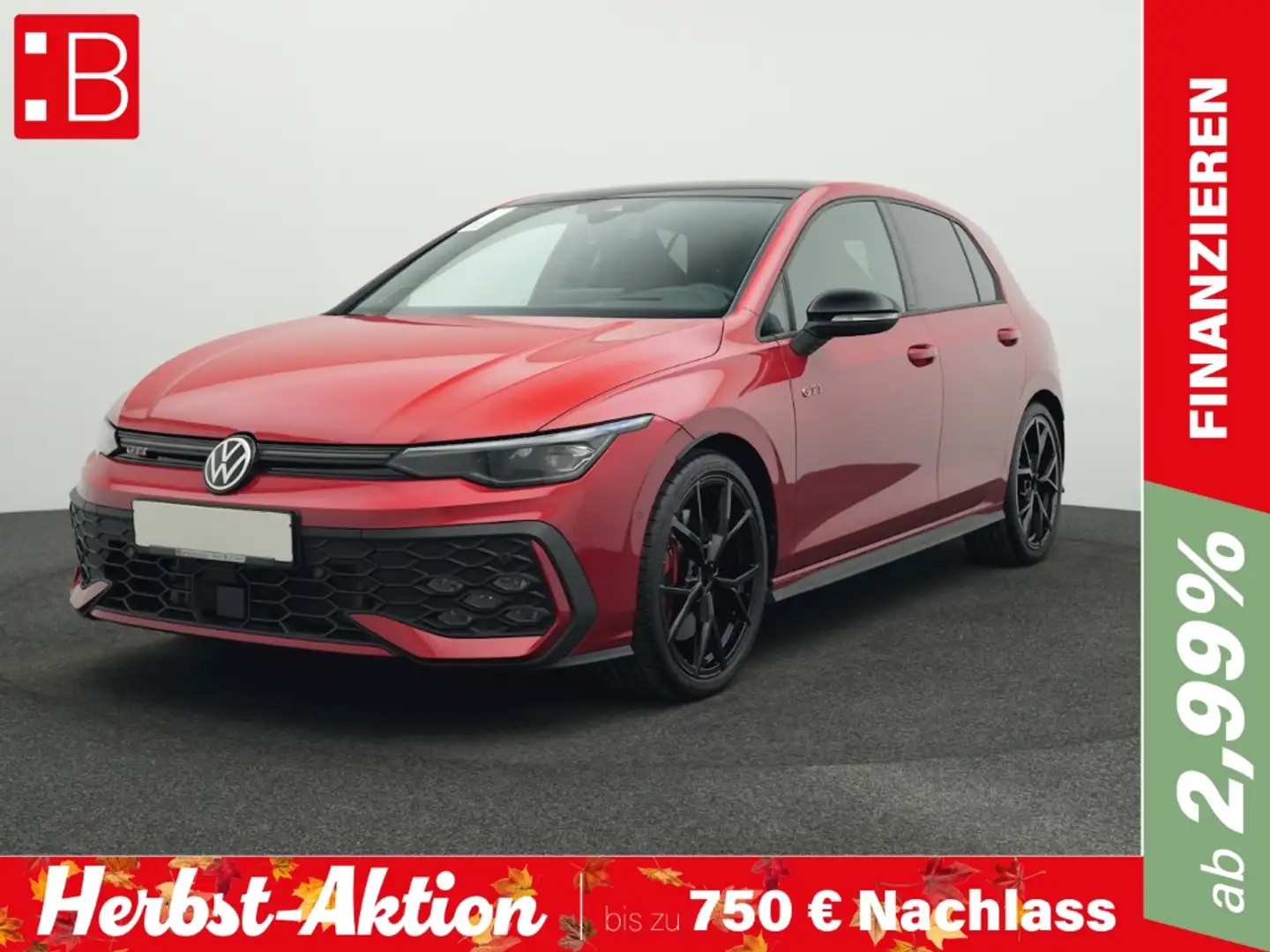 Volkswagen Golf GTI 8 2.0 TSI DSG BLACK STYLE PANO H&K-SOUND 19 ESTORI Rot - 1