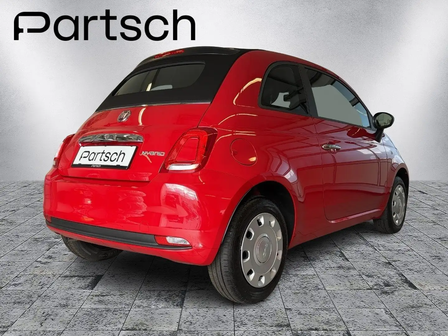 Fiat 500C Hybrid 70 Klima & Sound CABRIO Rot - 2