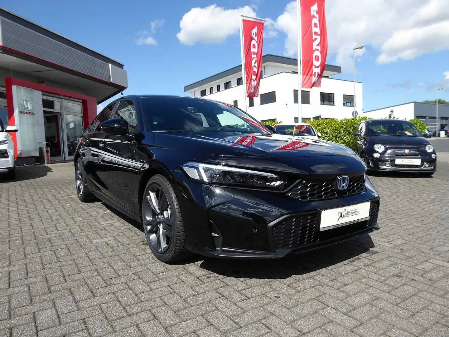 Honda Civic e:HEV 2.0 i-MMD Hybrid Sport / AHK / Black-Emblem- Negro - 2