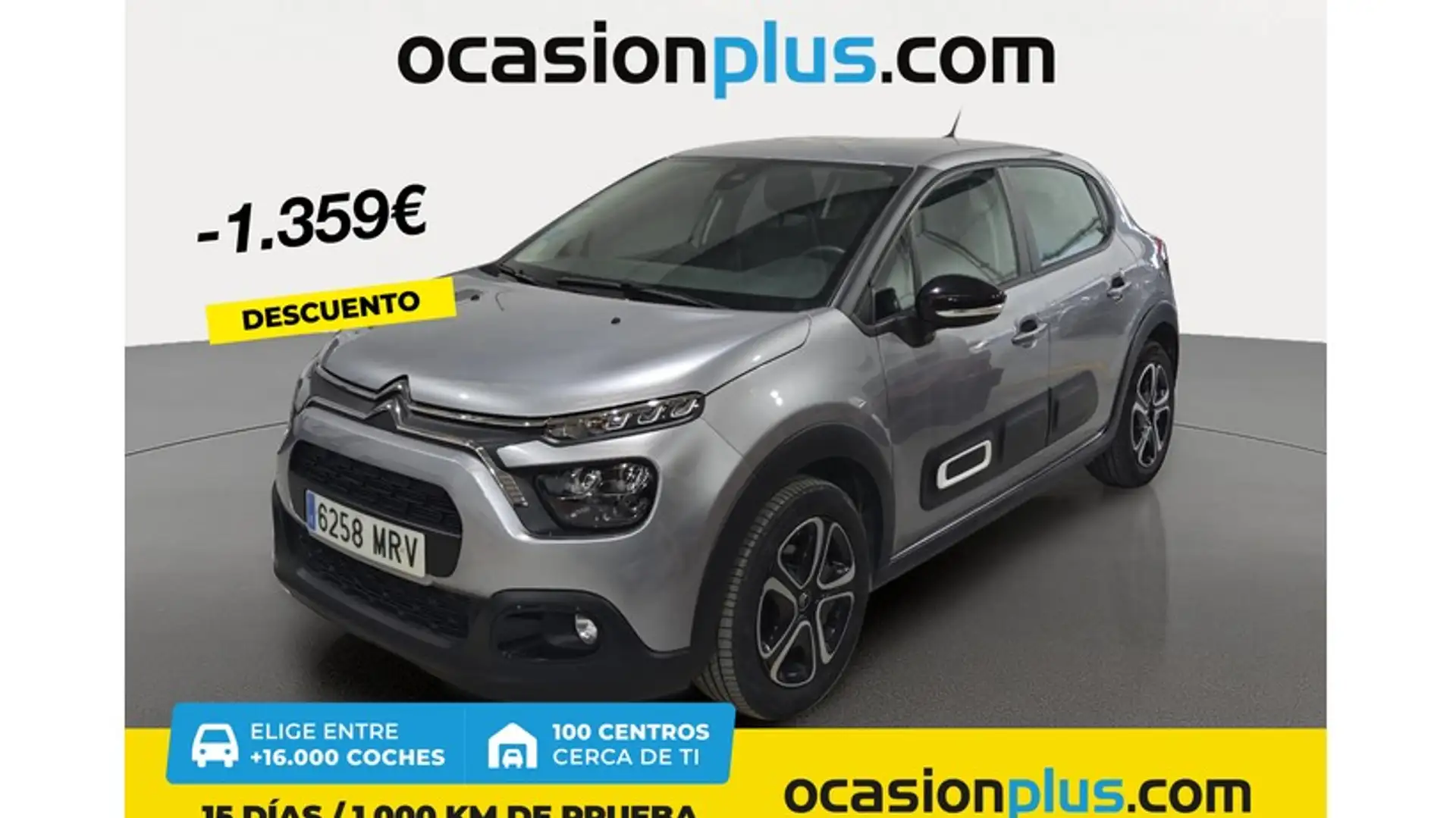 Citroen C3 1.5BlueHDi S&S Plus 100 Silber - 1