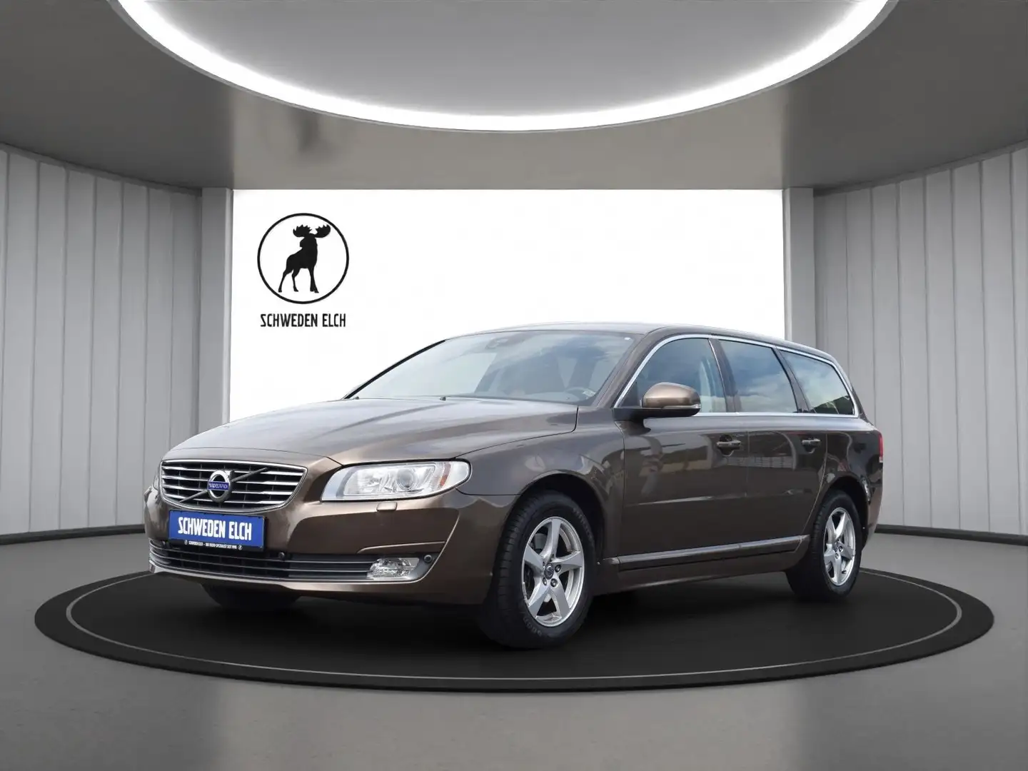 Volvo V70 D3+GARANTIE+1.HAND+AHK+BI-XENON+KINDERSITZE Barna - 1