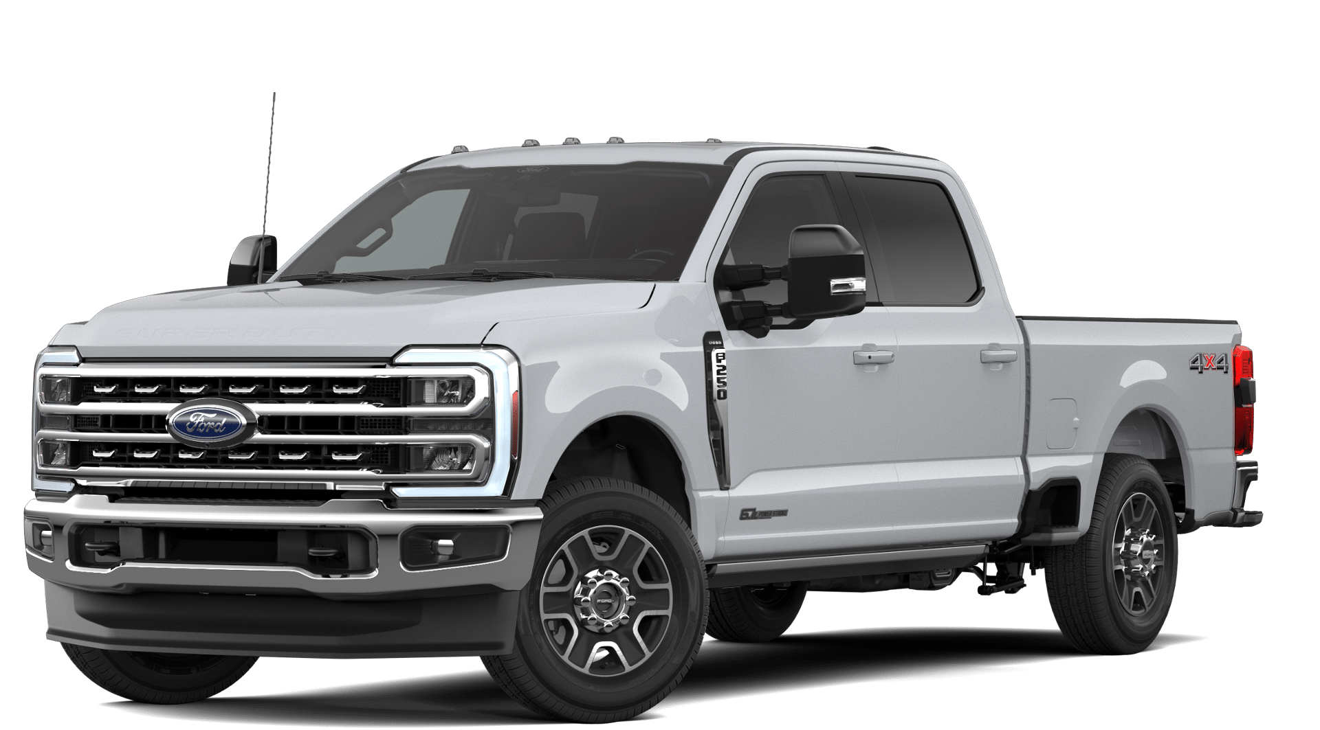 Silver 2026 Ford F-250 Super Duty Pickup Truck Four-Wheel Drive Automatic