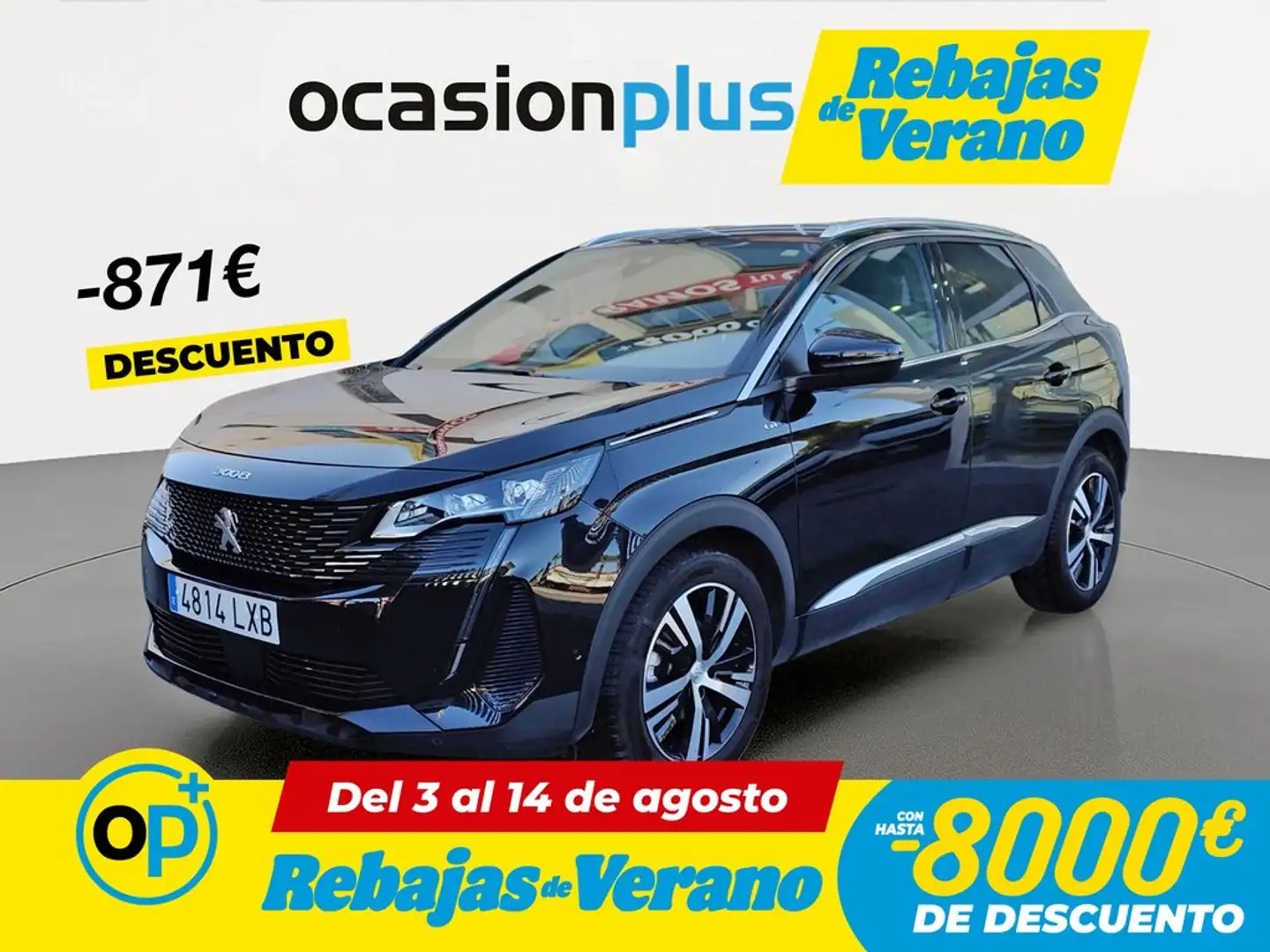Peugeot 3008 1.5BlueHDi GT S&S EAT8 130 Negro - 1