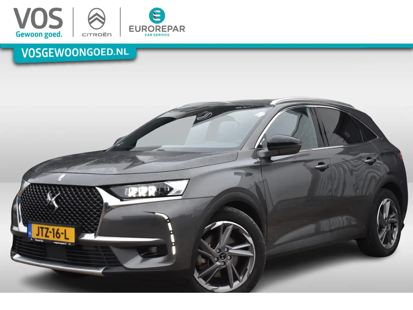 DS Automobiles DS 7 Crossback E-Tense 225 EAT8 Rivoli | Leder | Navi | Panorama Gris - 1