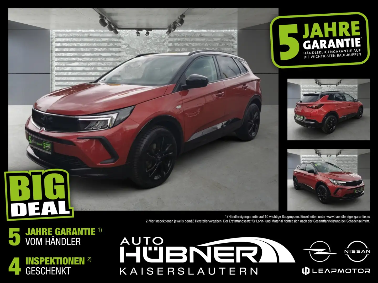 Opel Grandland GS Line Navi|Park&Go Prem|Winter-Paket Rot - 1