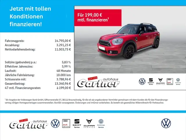 MINI Cooper S Countryman LED PDC SHZ 18" CHILLI KLIMA ALU