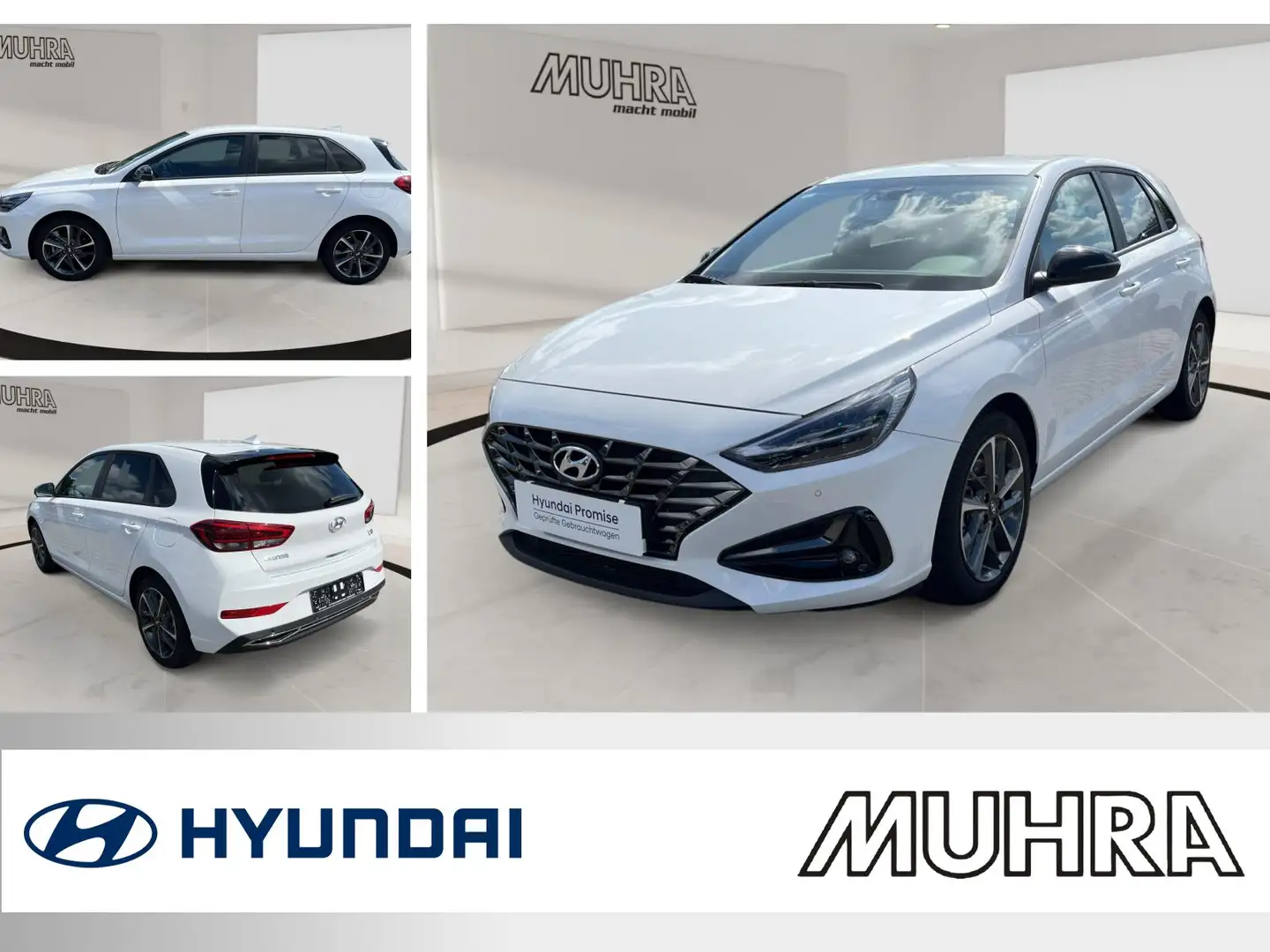 Hyundai i30 1.0 7-DCT Connect & Go NAVI LED SHZ 17"LM Weiß - 1