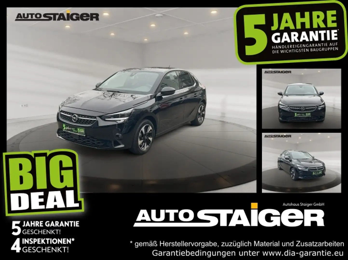 Opel Corsa F e Elegance Navi Klimaauto Rückfahrkamera Schwarz - 1