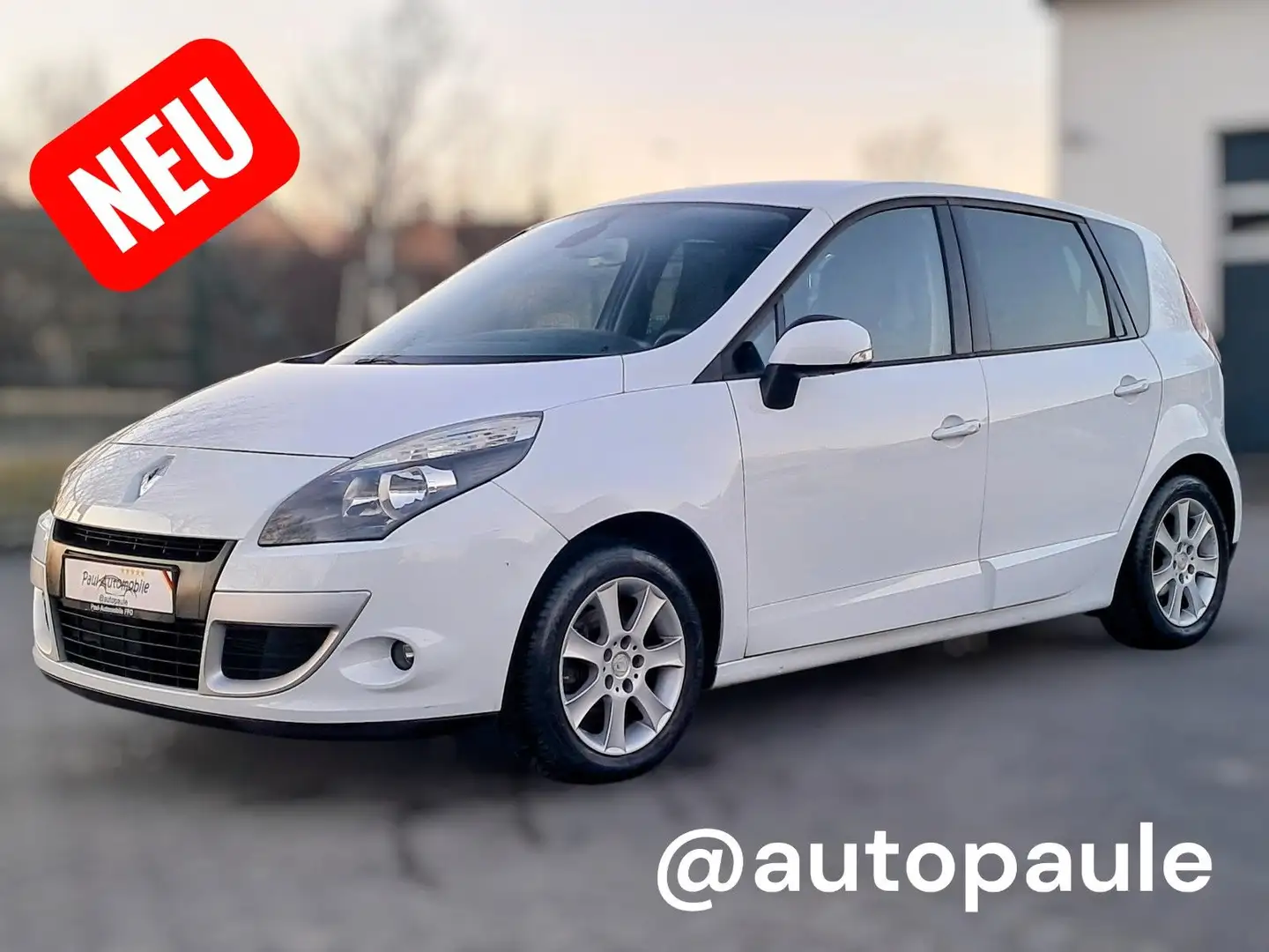 Renault Scenic 1.6l Scenic III *TüV+Zahnriemen NEU*Tempp*ToP* Weiß - 1