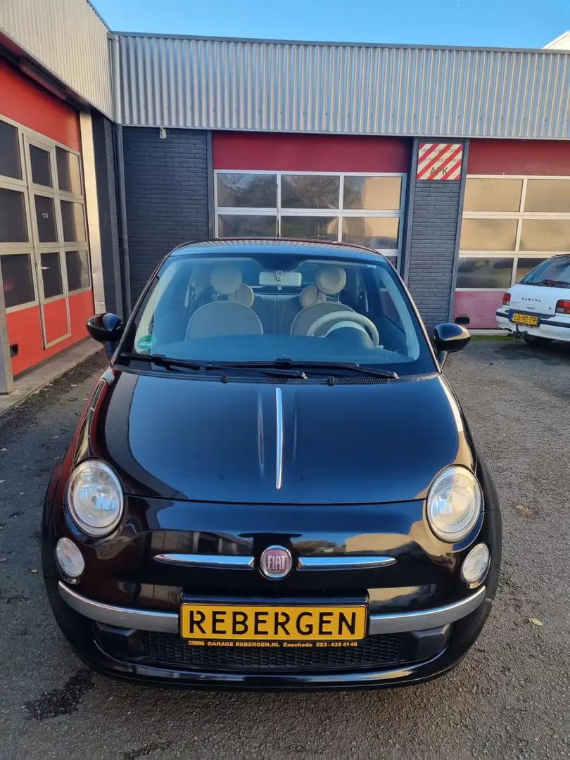 Fiat 500 1.4-16V Sport 101PK met panorama-dak Zwart - 2