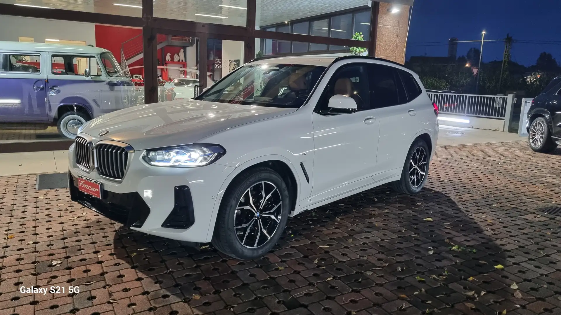 BMW X3 X3 xdrive20d mhev 48V Msport auto Weiß - 1